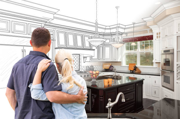 Custom kitchen cabinets installed in a Wyncote home